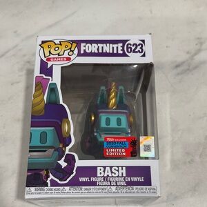 Funko Pop! Games Fortnite Bash Vinyl Figure - Purple and Blue